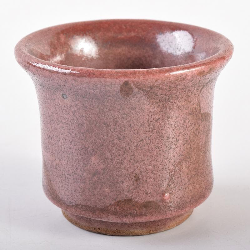 北大路魯山人作　辰砂釉　ぐい呑　盃　V　R7678