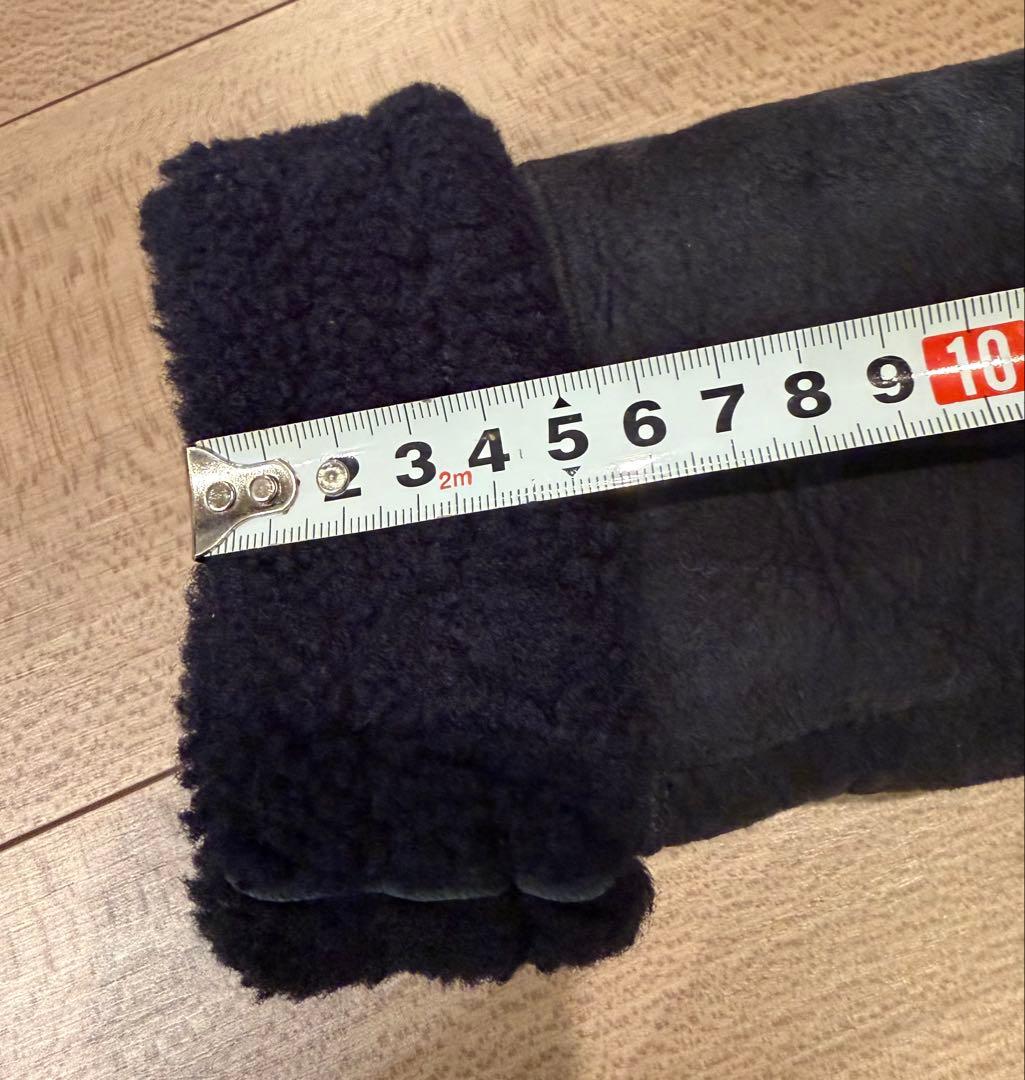 RHC ロンハーマン リアルムートン　ダッフルコートフード付き　ネイビー　M