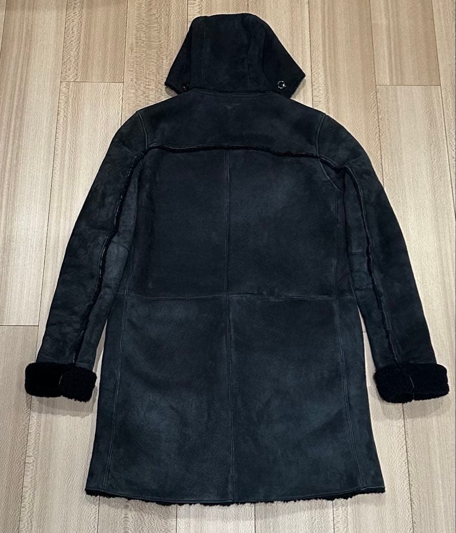 RHC ロンハーマン リアルムートン　ダッフルコートフード付き　ネイビー　M