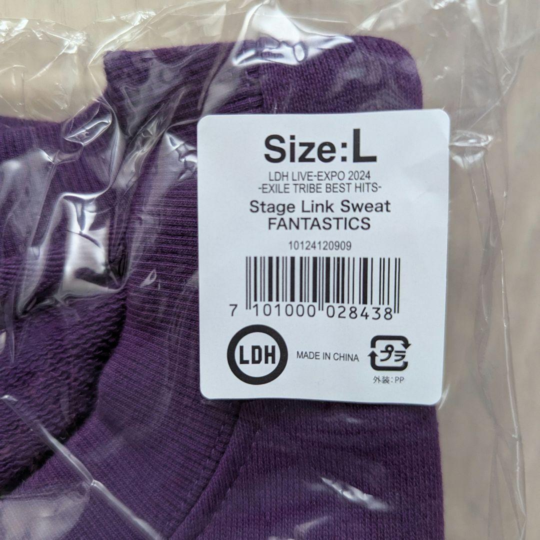 【新品】LDH LIVE EXPO Sweat FANTASTICS【Ｌ】