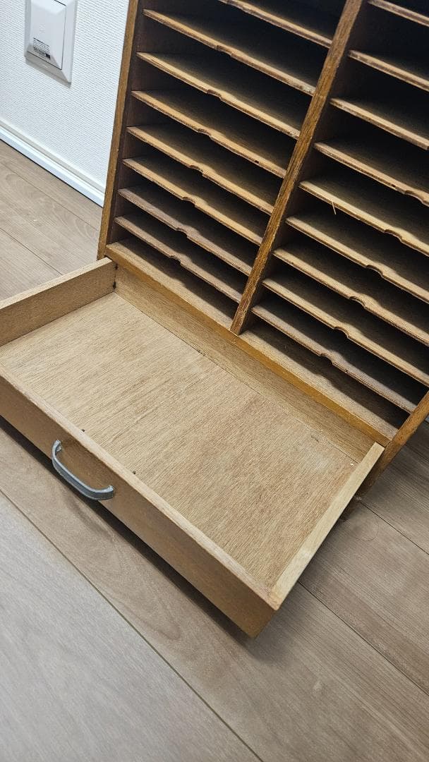 木製ドキュメントシェルフ 中古品 書類整理