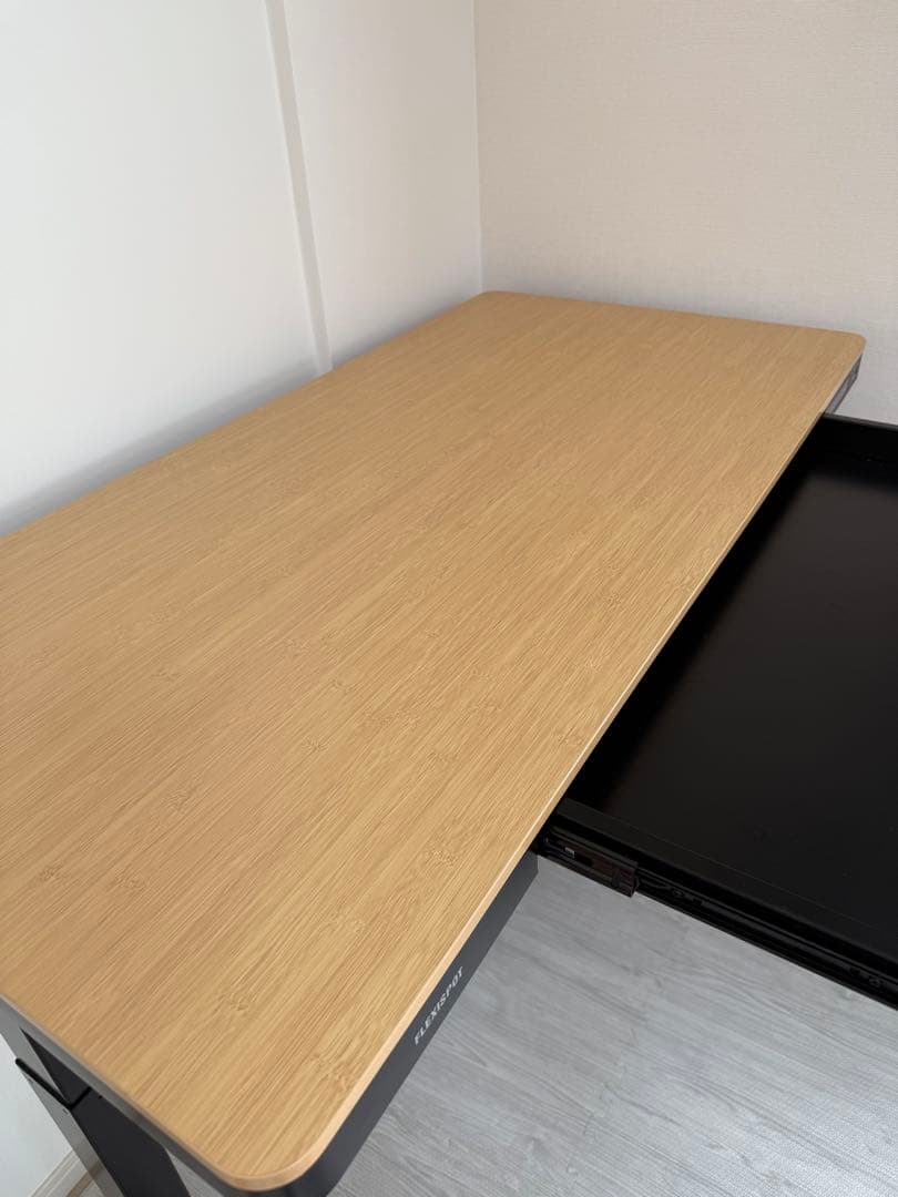 ru_hoさま専用★FlexiSpot昇降式パソコンデスク 引き出し付き