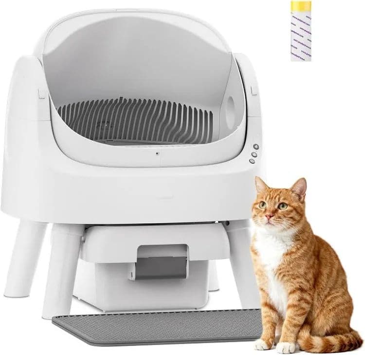 PetPivot　自動猫トイレ 9.3L大容量　オープンタイプで大型猫も対応可