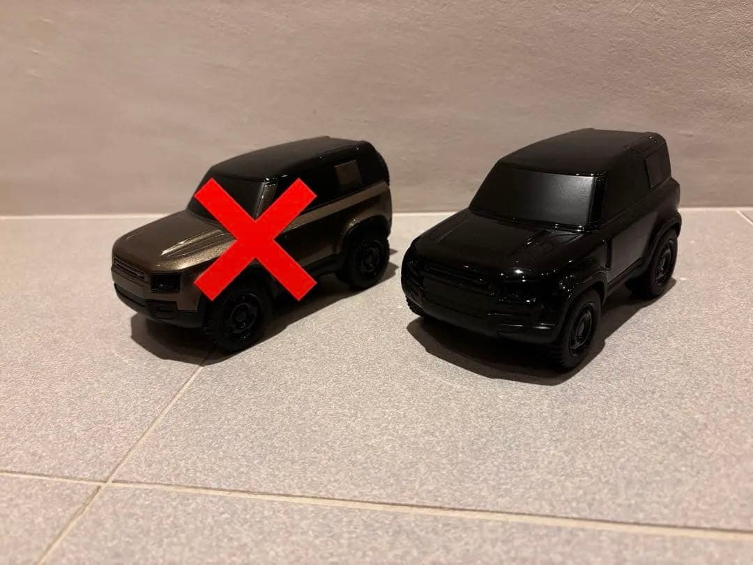 ランドローバー純正品　ディフェンダーミニチュア希少品　ブラック