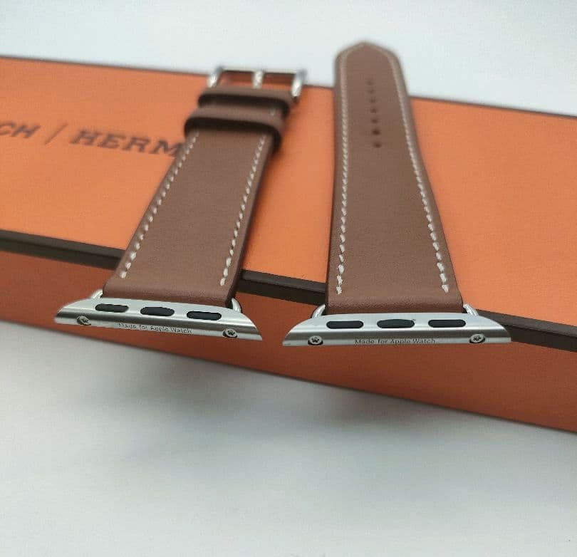 エルメス純正品 アップルウォッチ レザーストラップ 40mm/41mm/42mm