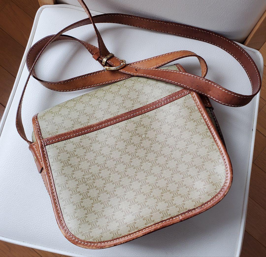 【CELINE】ショルダーバック マカダム PVC トリオンフ オールドセリーヌ