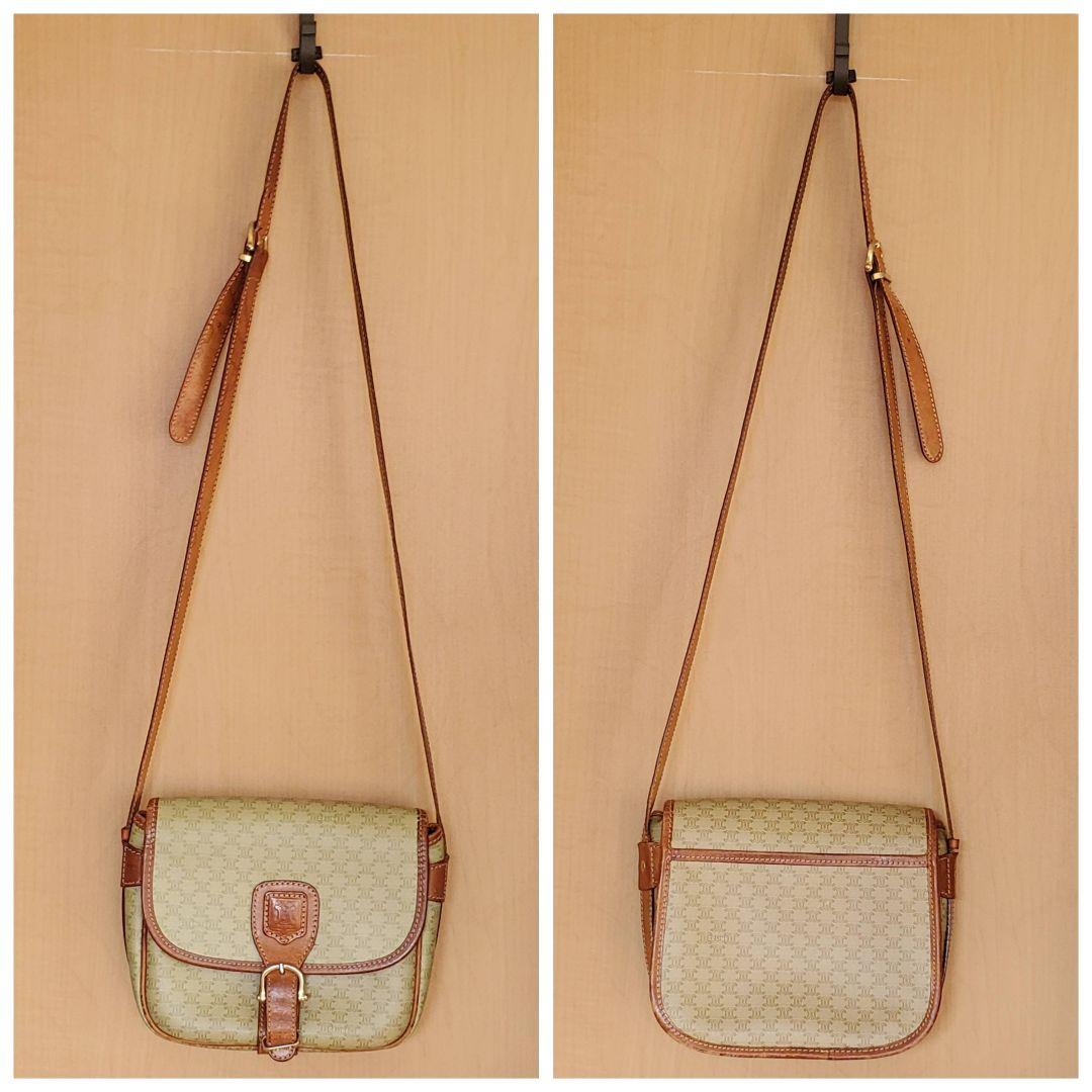 【CELINE】ショルダーバック マカダム PVC トリオンフ オールドセリーヌ