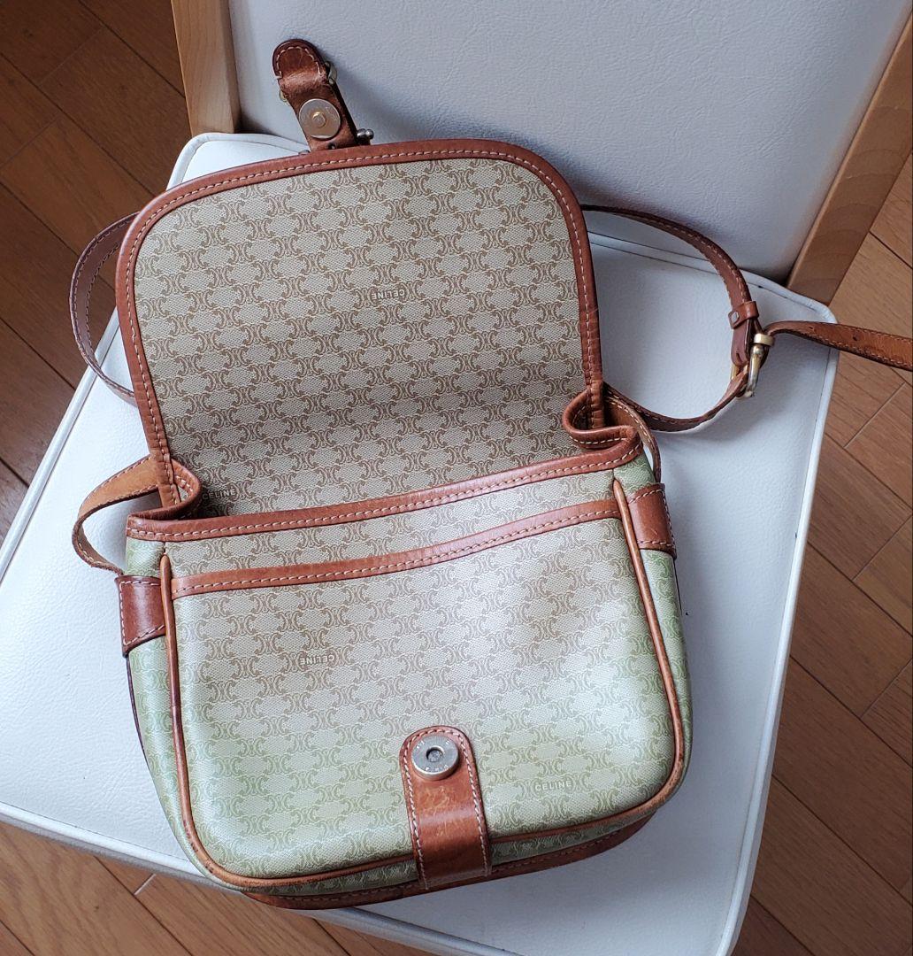 【CELINE】ショルダーバック マカダム PVC トリオンフ オールドセリーヌ