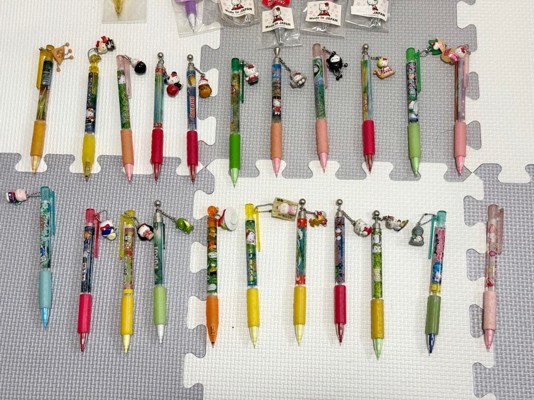 ご当地キティ　シャーペン　ボールペン　セット