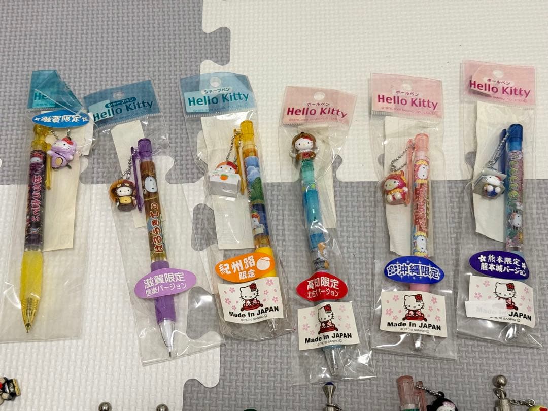 ご当地キティ　シャーペン　ボールペン　セット