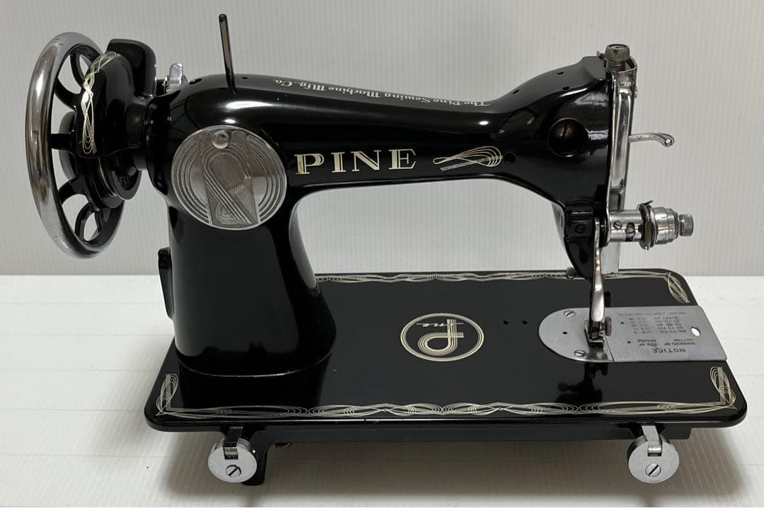 ミシン PINE P-3A ビンテージ 昭和 レトロ 家庭用 インテリア 本体