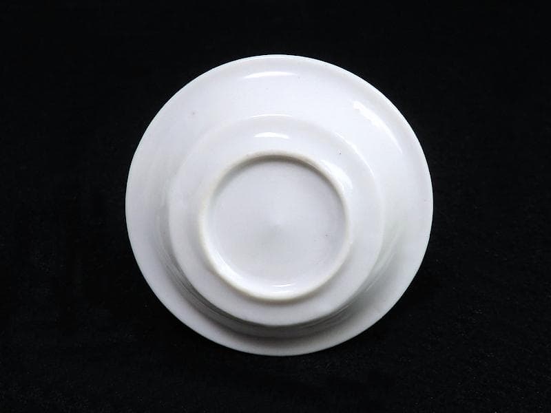 伊万里　瀬戸　染付　陰刻 捻り紋の図　豆皿　５枚　E024AS-fbck