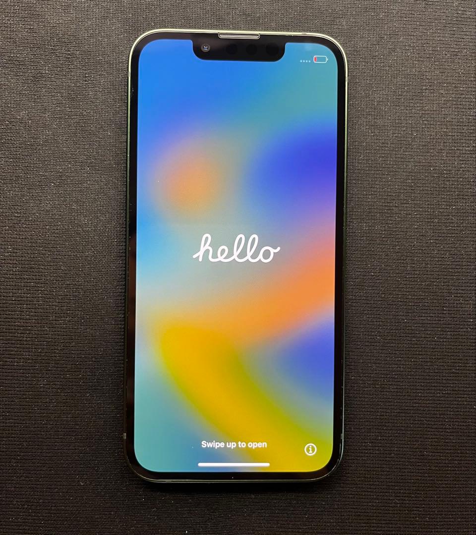 【美品】iPhone 13 mini 128GB グリーン