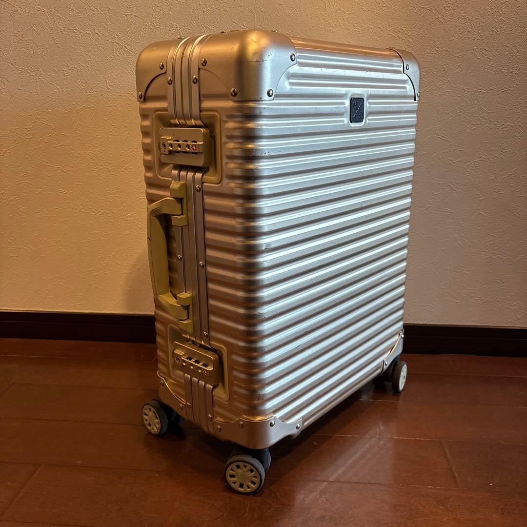 LANZZOランツォアルミ34L スーツケース ゴールド