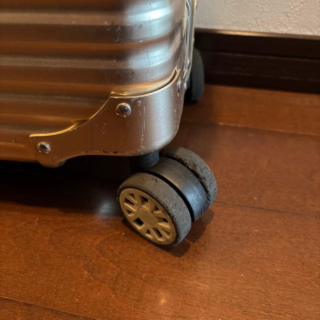 LANZZOランツォアルミ34L スーツケース ゴールド