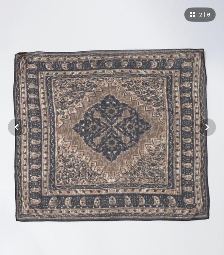 【SHIPS別注】Bleck: ペイズリー バンダナ