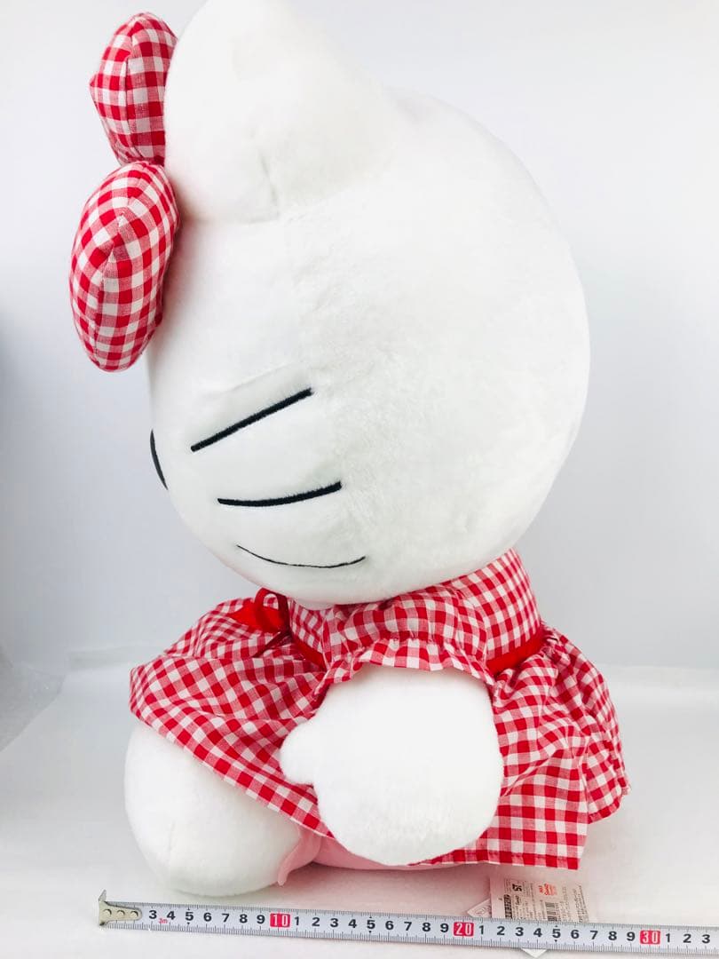 希少　特大　ハローキティ　ワンピースドレス２Ｌぬいぐるみ　サンリオ/Sanrio