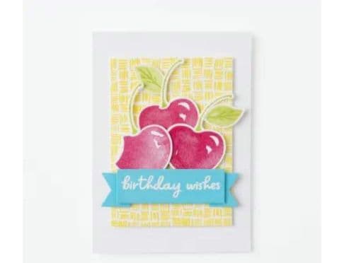 お値下！未使用　さくらんぼパンチとスタンプ　スタンピンアップ　cherry