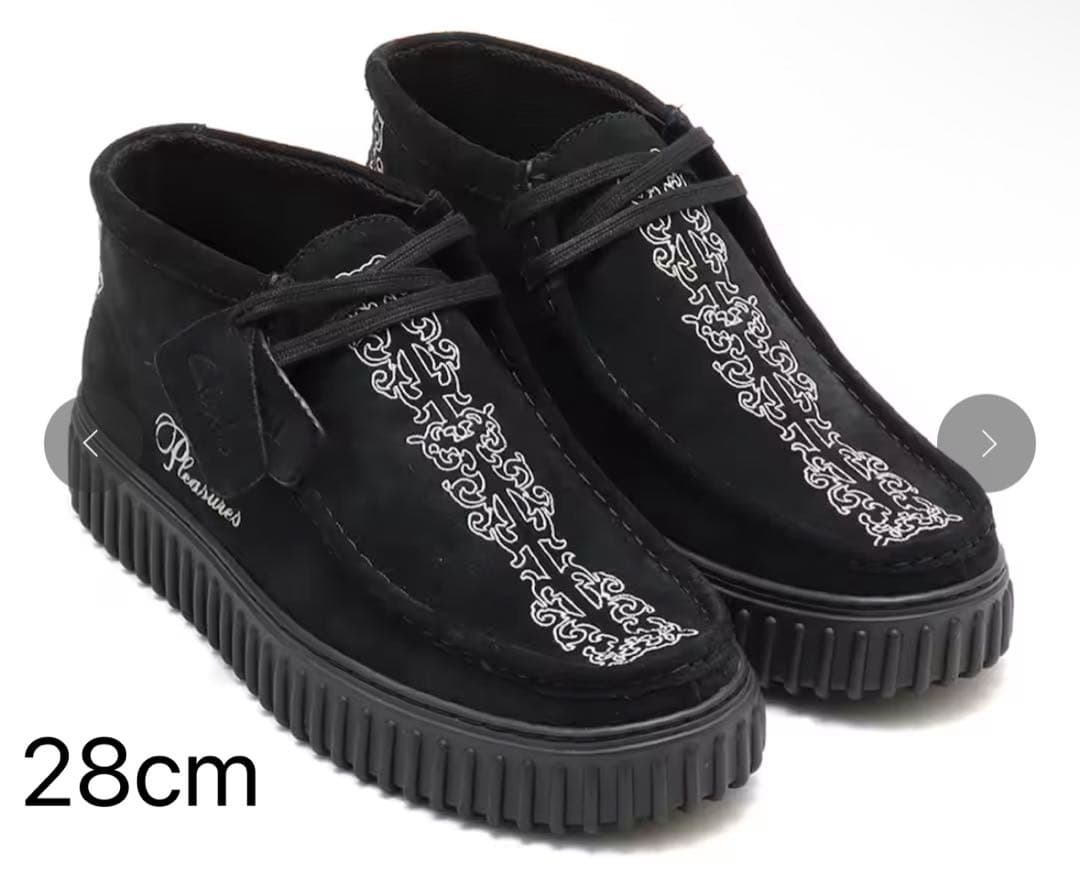 靴 Clarks PLEASURES TORHILL WOVEN Black Sde