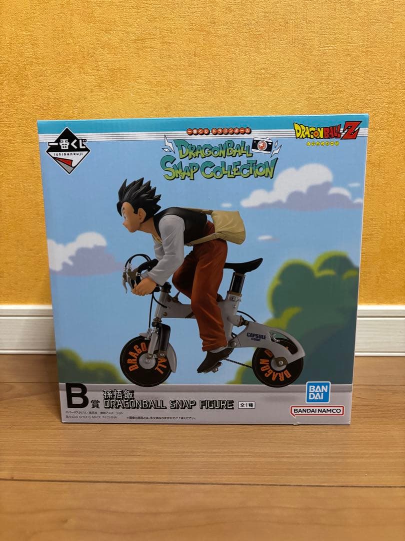 新品未開封 ドラゴンボール スナップコレクション 孫悟空 孫悟飯 自転車
