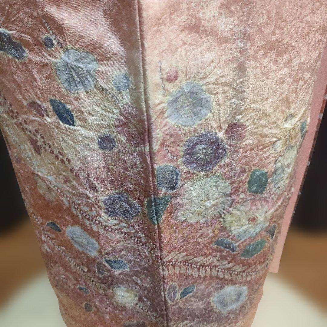 訪問着フルセット 辻が花袖丈長め