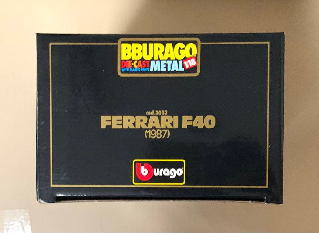 ブラーゴ　フェラーリ F40 (1987)　1/18