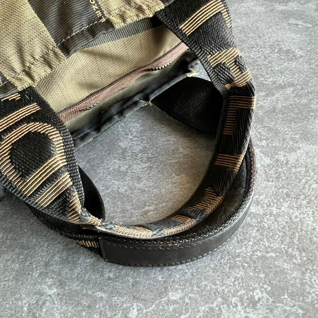 ⭐️FENDI⭐️フェンディ ペカン柄 ミニトートバッグ ハンドバッグ ブラウン