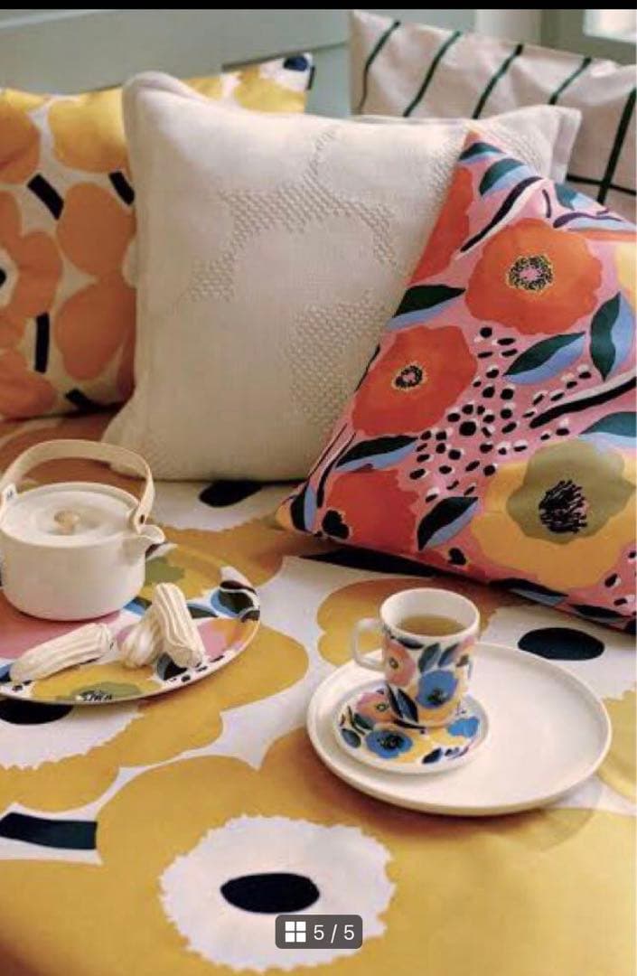 マリメッコ　クッションカバー　50×50 2枚セット