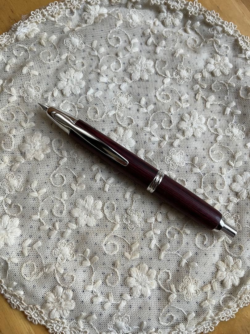 pilot キャップレス k18木製 万年筆　M