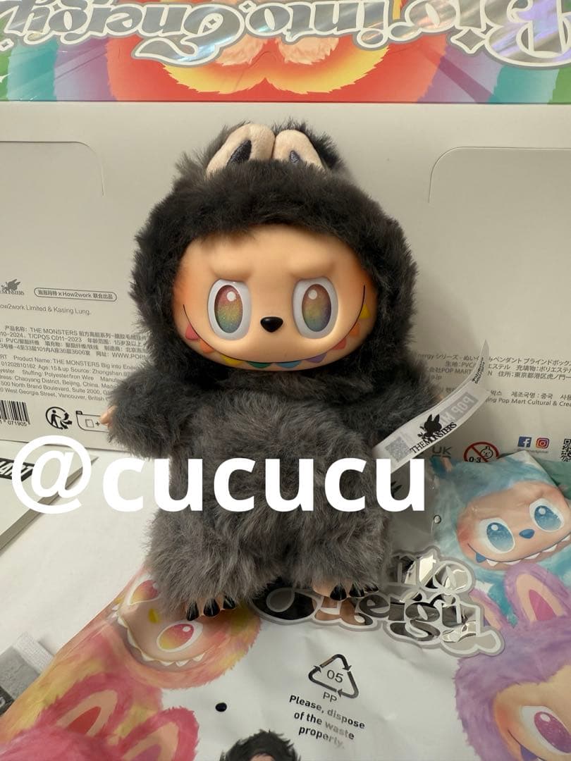 正規 LABUBU ラブブ シークレット ID 本我 マスコット ぬいぐるみ