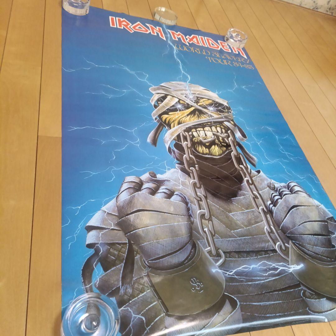 IRON MAIDEN ポスター 1985 WORLD SLAVERY TOUR