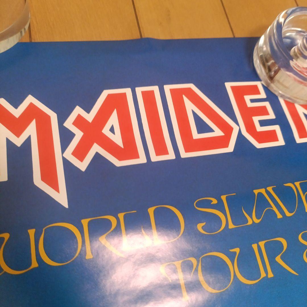 IRON MAIDEN ポスター 1985 WORLD SLAVERY TOUR