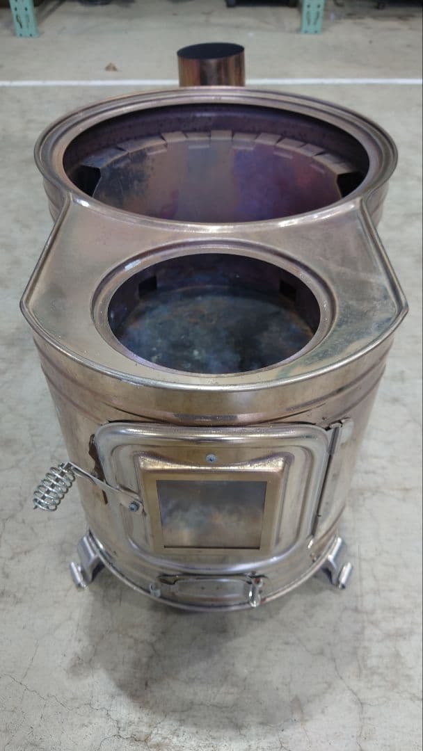 成*一様 ホンマ製作所ステンレス製薪ストーブ パーツ一式付き