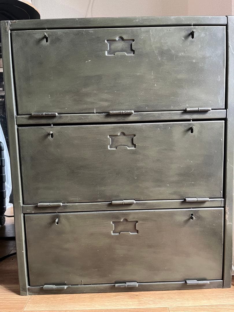 ミリタリー　トラックキャビネット3段