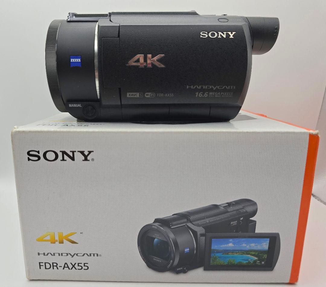 SONY Handycam FDR-AX55 4Kビデオカメラ本体 美品