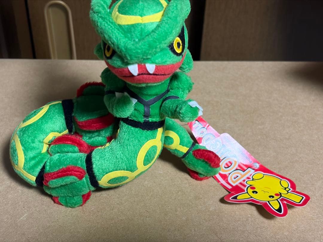 タグ付き ポケモン レックウザ ドール ぬいぐるみ ポケドール