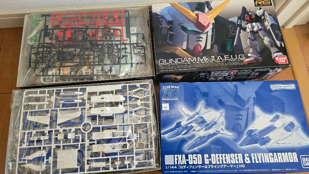 RGガンダムMk-Ⅱ(エゥーゴ) Ｇディフェンサー&フライングアーマー セット