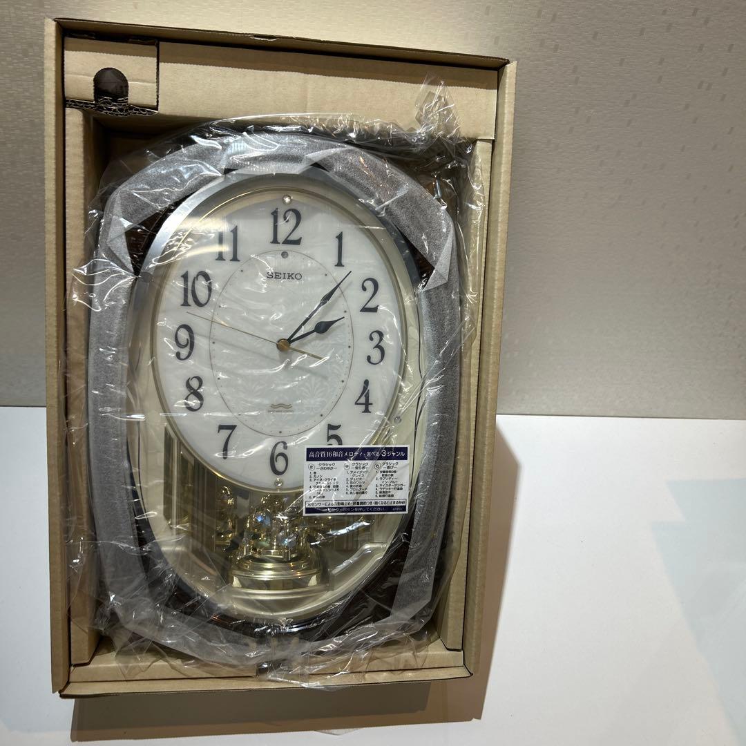 新品未使用未開封 SEIKO AM239B 掛時計 電波時計