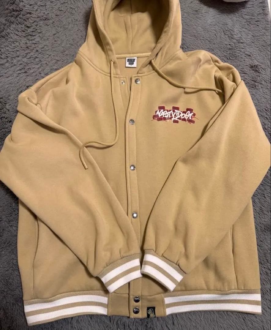 mama ナスティードッグ　jacket hoodie ベージュ　サイズ2