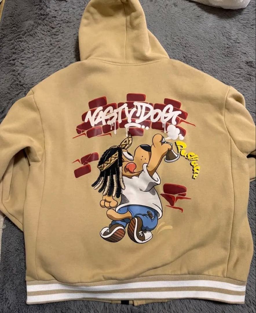 mama ナスティードッグ　jacket hoodie ベージュ　サイズ2