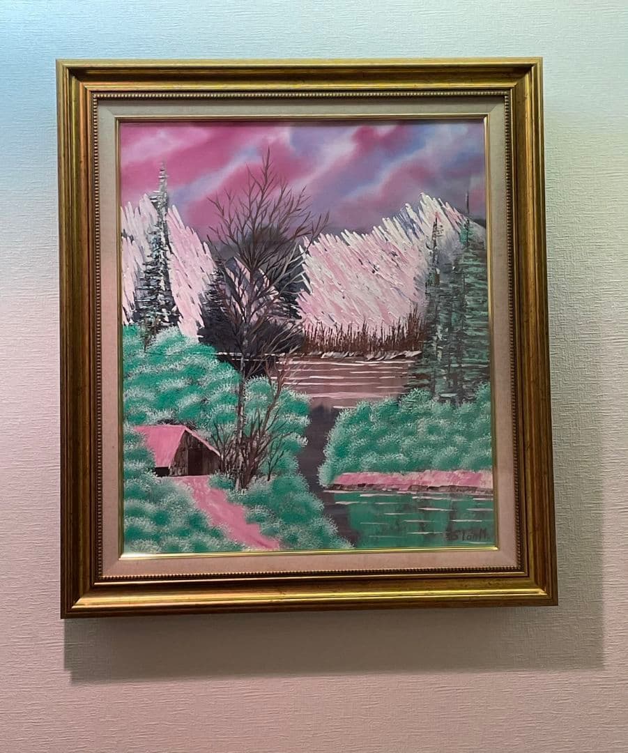 絵画 Winter Mountains