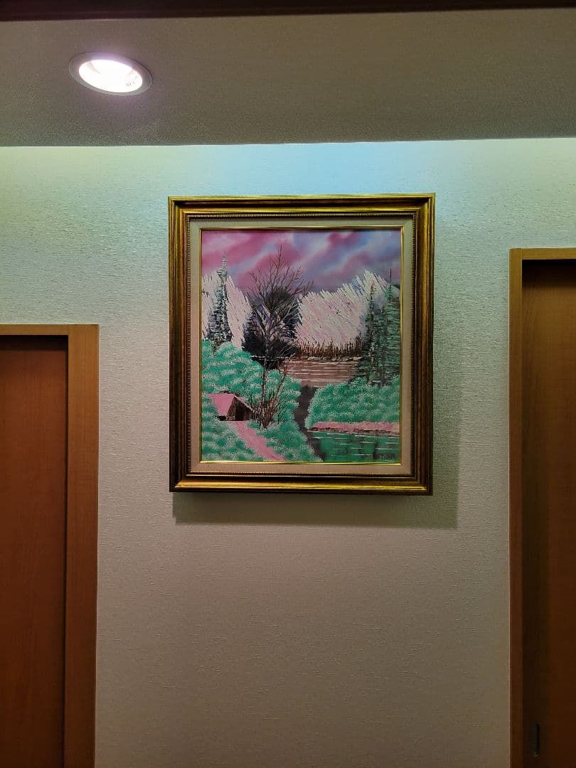 絵画 Winter Mountains