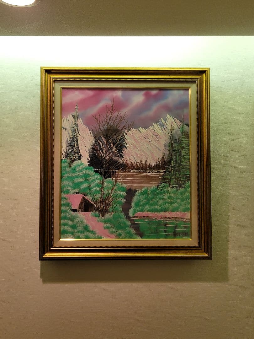 絵画 Winter Mountains