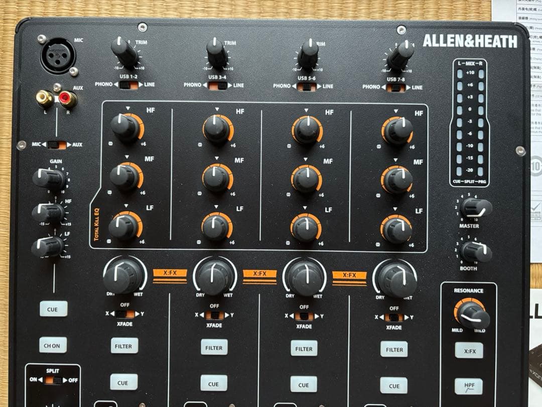 Allen&Heath Xone 43C DJミキサー オーディオ プリアンプ