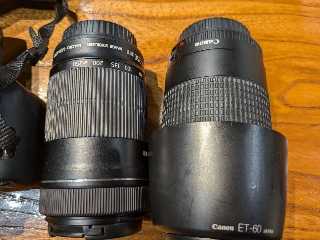 Canon EOS kyss8i一眼レフカメラ 交換レンズ2本付き