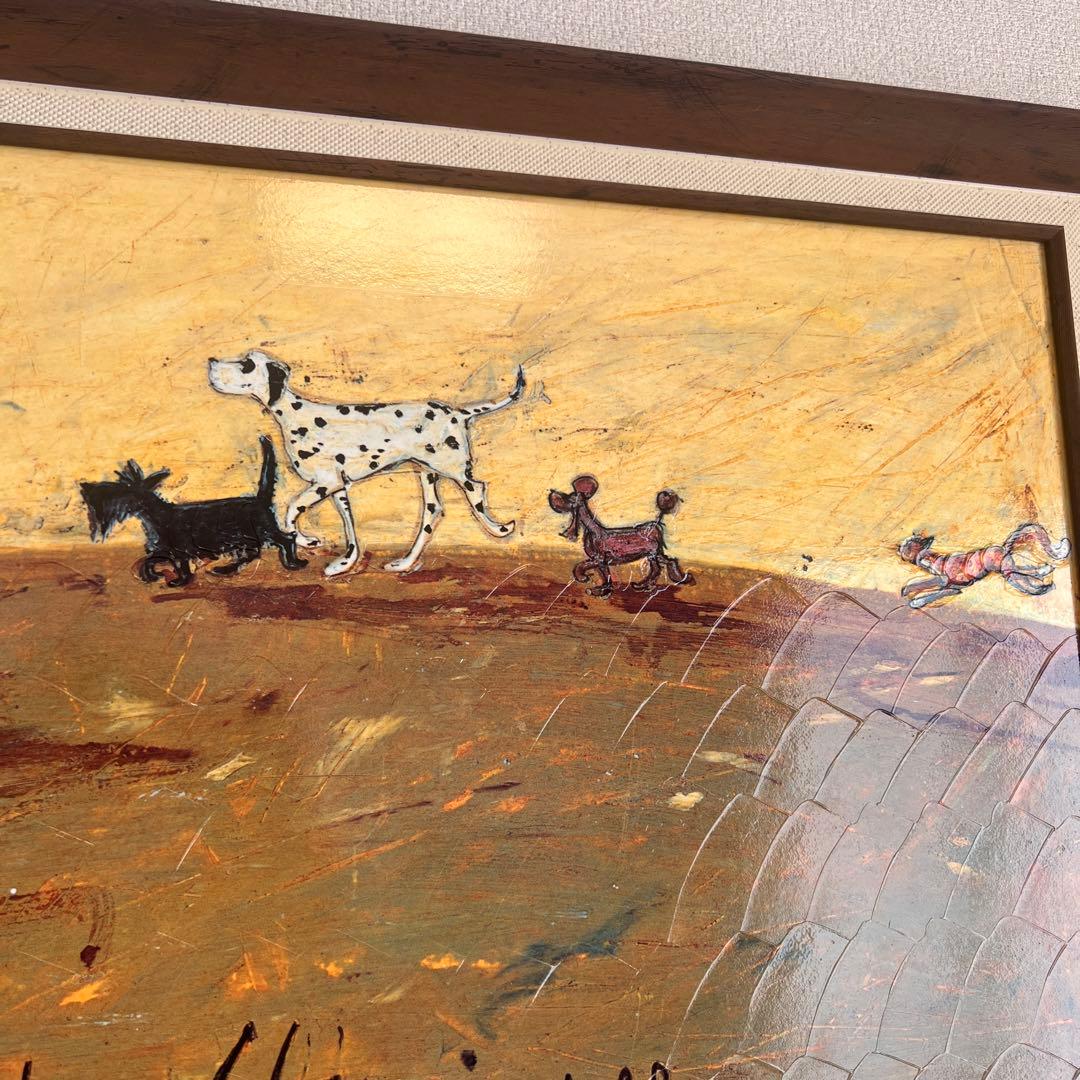サムトフト 幸せへ向かって Sam Toft 絵画 ギフト アート 犬 いぬ