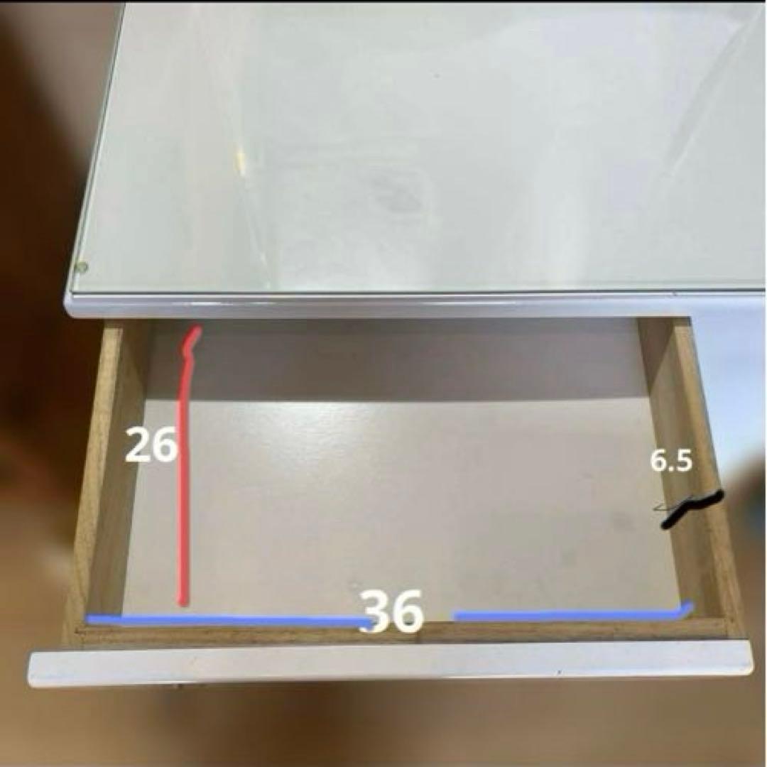 ドレッサー　化粧台　鏡台 照明付き　ホワイト