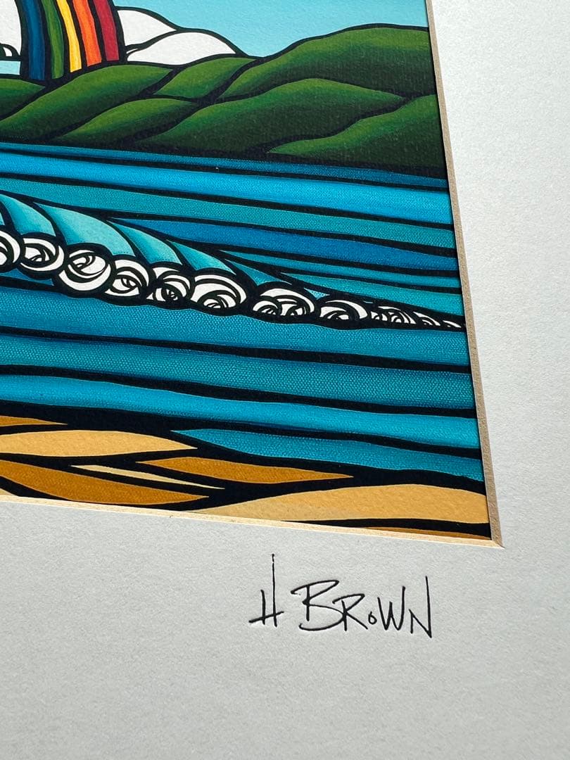 Heather Brown Art Print \"Anuenue\"　アヌエヌエ