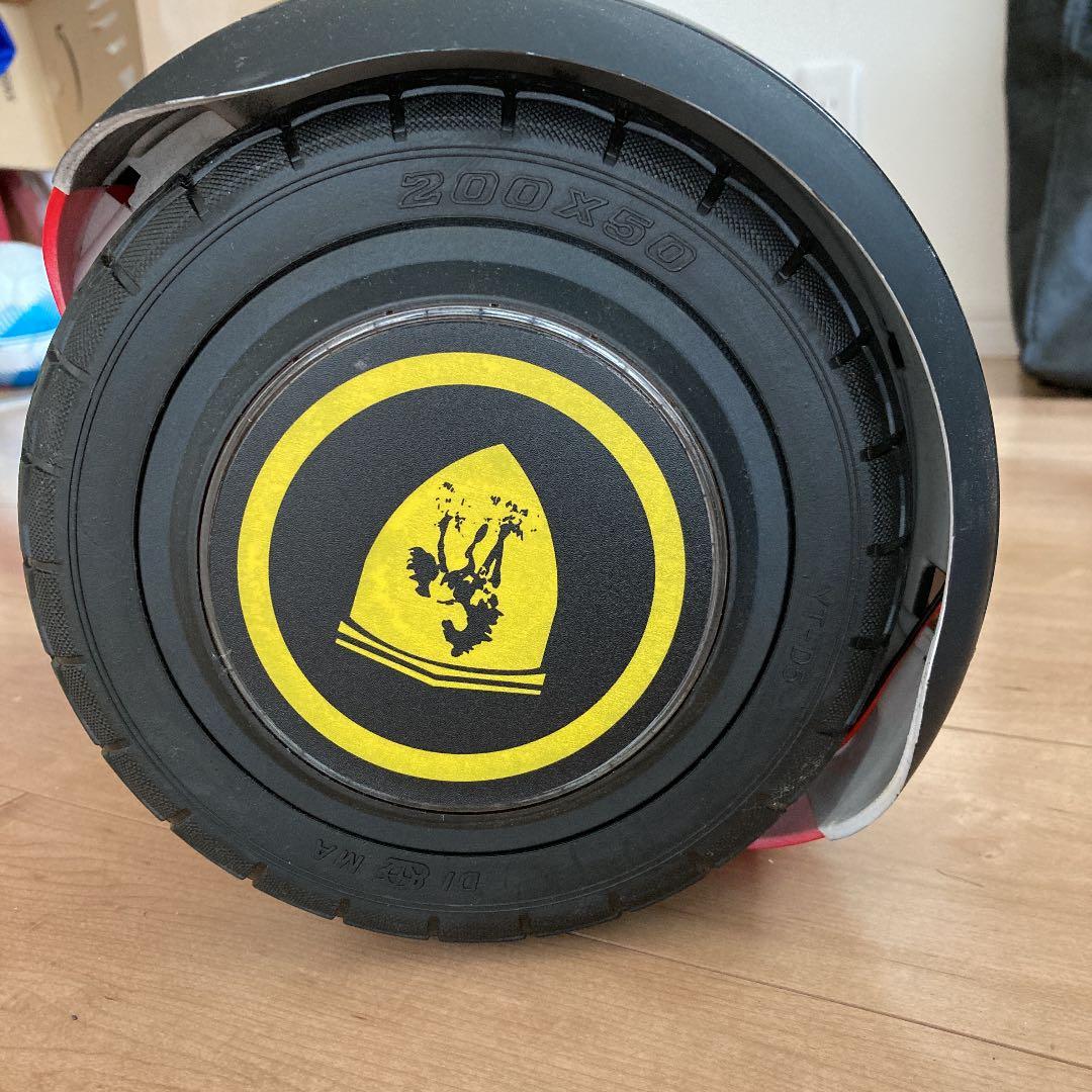 バランススクーター 電動ボード 電動スクーター ミニセグウェイ　赤×黒