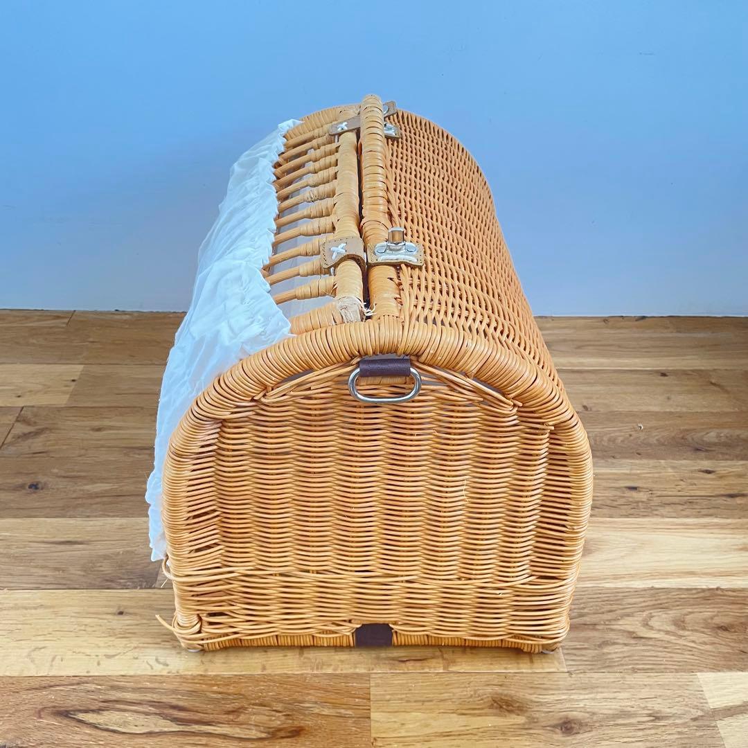 籐製 猫用キャリーバッグ